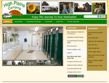 Tablet Screenshot of highplainscamping.com